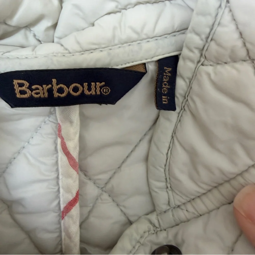 Barbour Rae Loch Quilted Jacket Sz 14 US Women’s Lightweight Summer Tartan